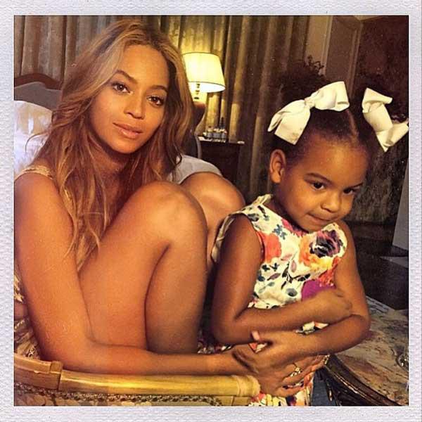 „Vreu să fiu ca mama” Fiica lui Beyonce de 4 anișori poartă machiaj strident