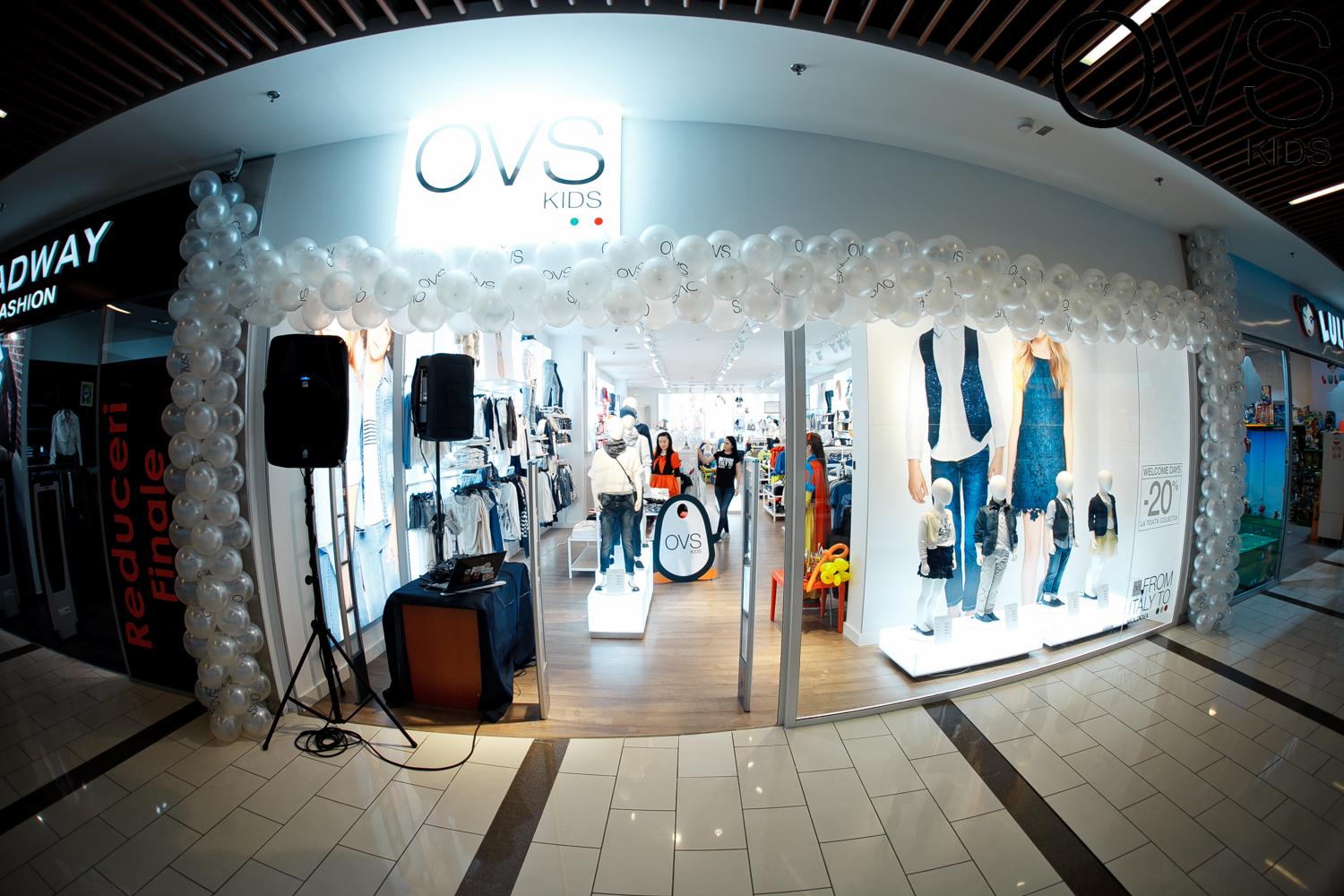 Deschiderea magazinului de haine pentru copii OVS Kids