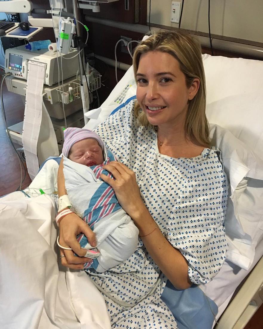 Иванка Трамп родила третьего ребенка
