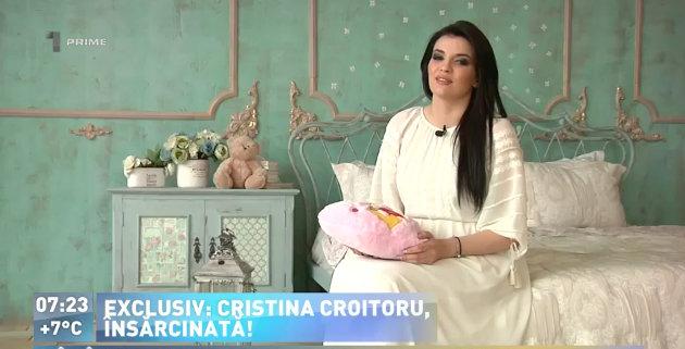 Cristina Croitoru este însărcinată în 7 luni! Primele imagini cu burtica