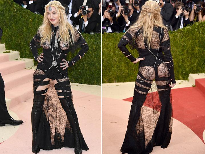 Мадонна объяснила свое скандальное появление на Балу Института костюма