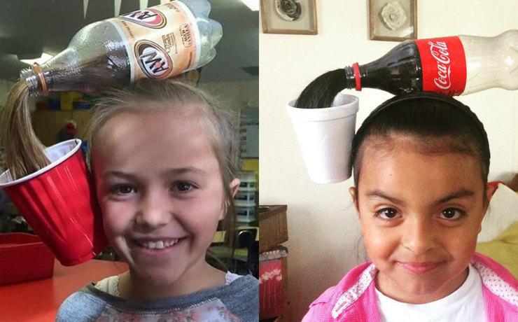 Детские прически в виде газировки из волос стали хитом в Сети