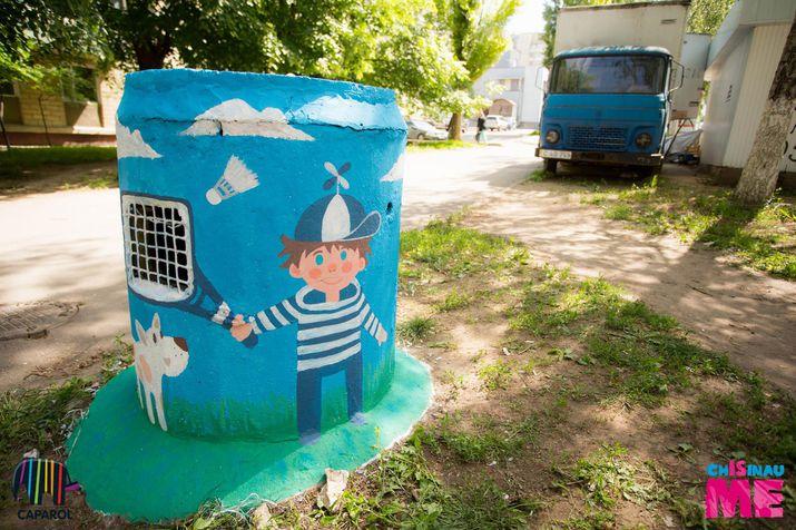 Новый арт-объект от Chisinau Is ME: Мальчик с собакой