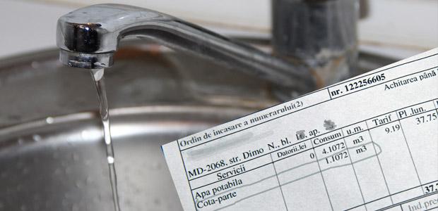 В Кишиневе будет два тарифа на воду для потребителей