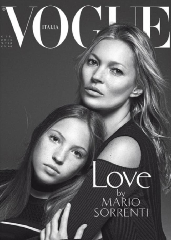 Fiica lui Kate Moss, pe coperta revistei Vogue