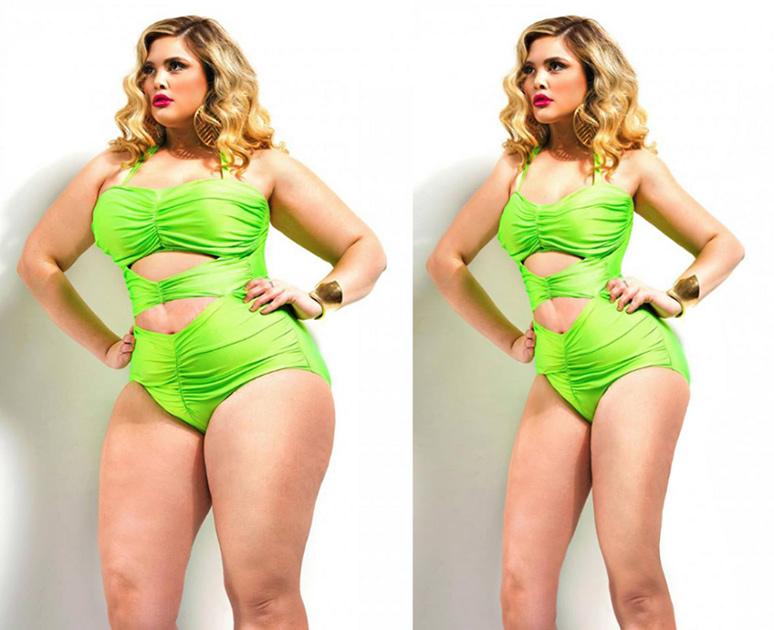 Проект Thinner Beauty борется с «пропагандой ожирения» с помощью фотошопа