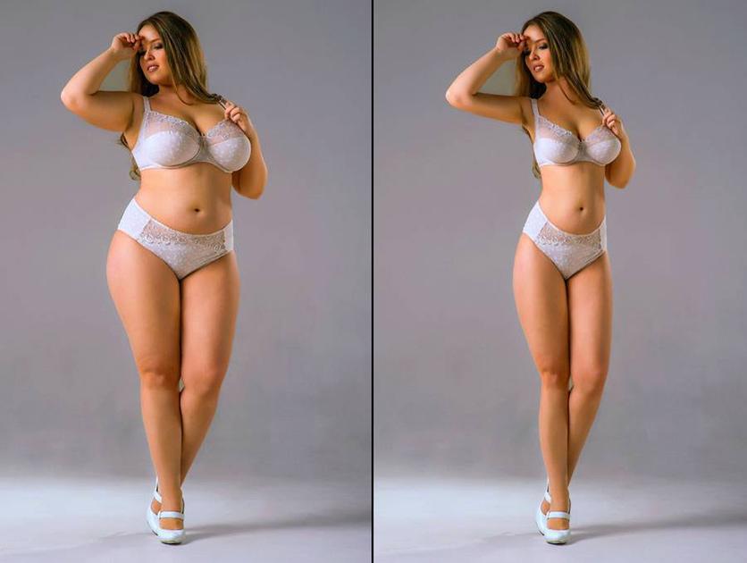 Проект Thinner Beauty борется с «пропагандой ожирения» с помощью фотошопа