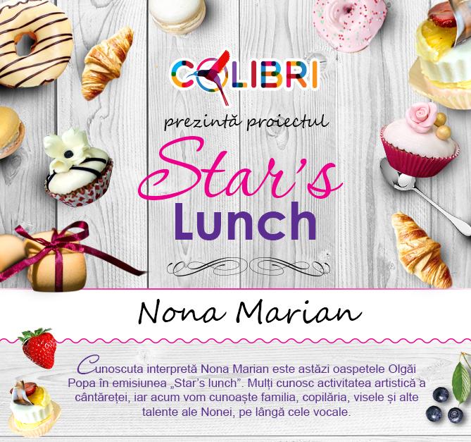 Star’s lunch: Nona Marian