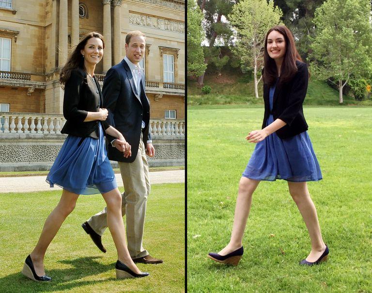 O fată din Los Angeles investește bani pentru a se îmbrăca asemănător Ducesei de Cambridge
