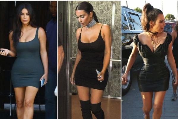 S-a "specializat" pe rochii minuscule. Kim Kardashian redefineste termenul de "little black dress"