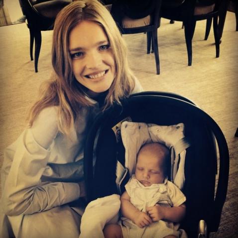 Natalia Vodianova și-a arătat bebelușul de două luni