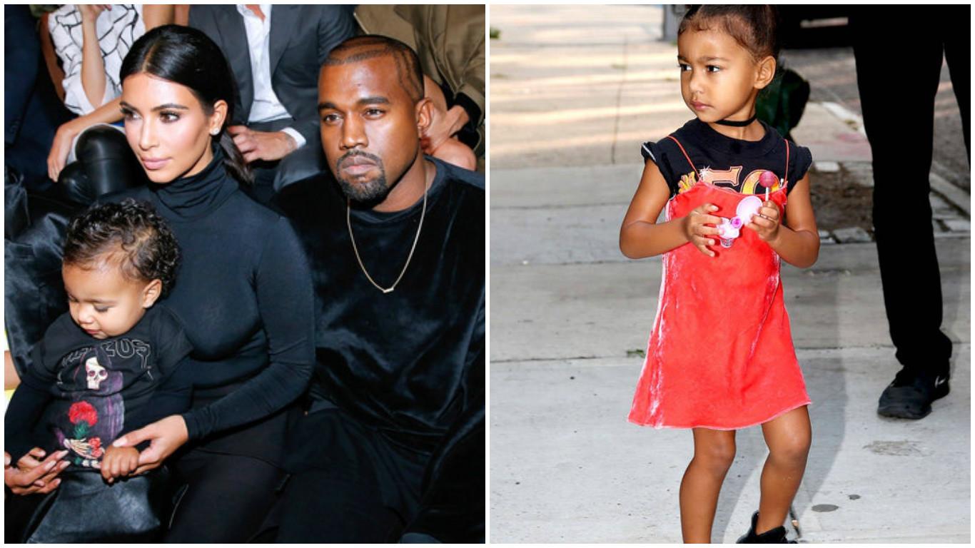 North West, fiica lui Kim Kardashian, fashionista de 3 ani la New York Fashion Week