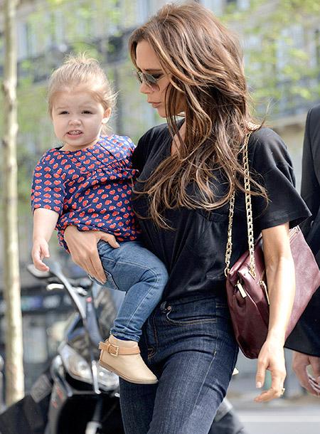 Stilul vestimentar al copiilor de vedete: Harper Seven Beckham