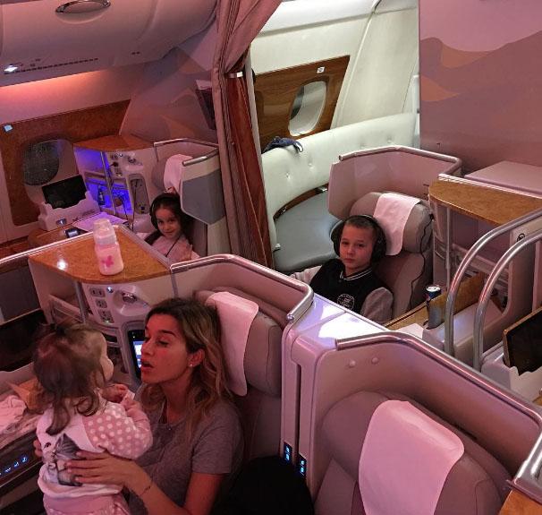 Xenia Borodina și Kurban Omarov, vacanță de lux în Dubai! Cum își petrec timpul alături de copiii lor