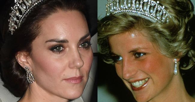 Tiara prințesei Diana a strălucit din nou la Palatul Buckingham. A purtat-o Kate Middleton
