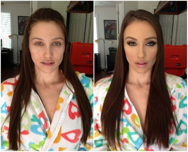 Cum arată fetele cu și fără make-up