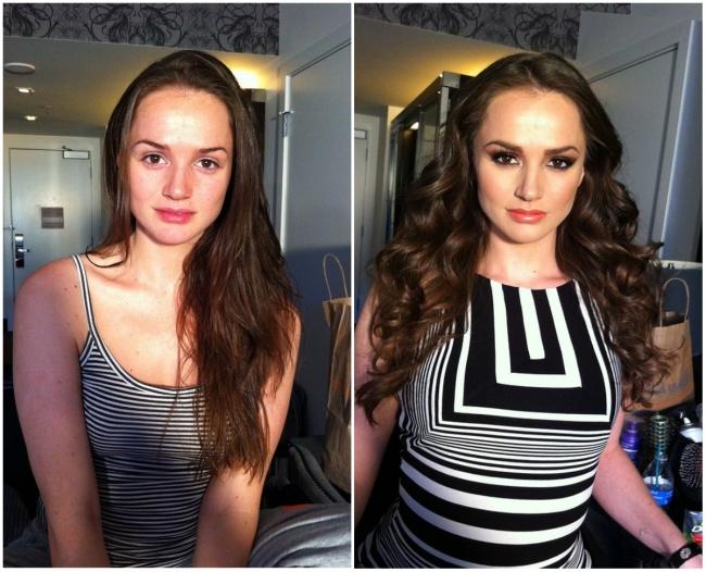 Cum arată fetele cu și fără make-up