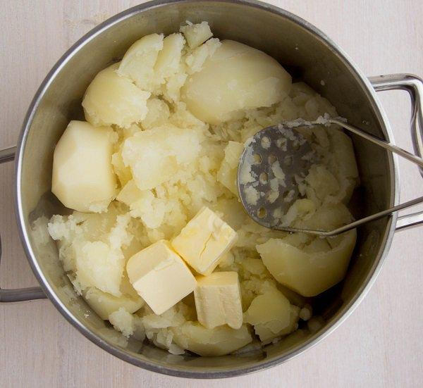 Картофельная запеканка с беконом