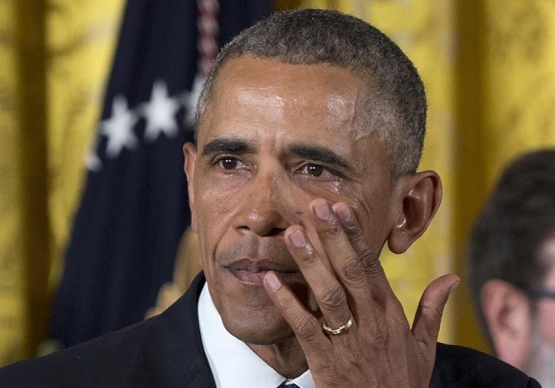 Барак и Мишель Обама не смогли сдержать эмоций во время своей прощальной речи