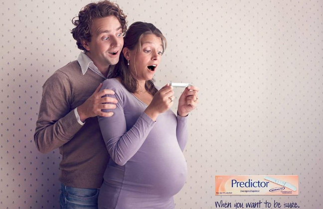 Абсурдная реклама теста на беременность рассмешила пользователей соцсетей