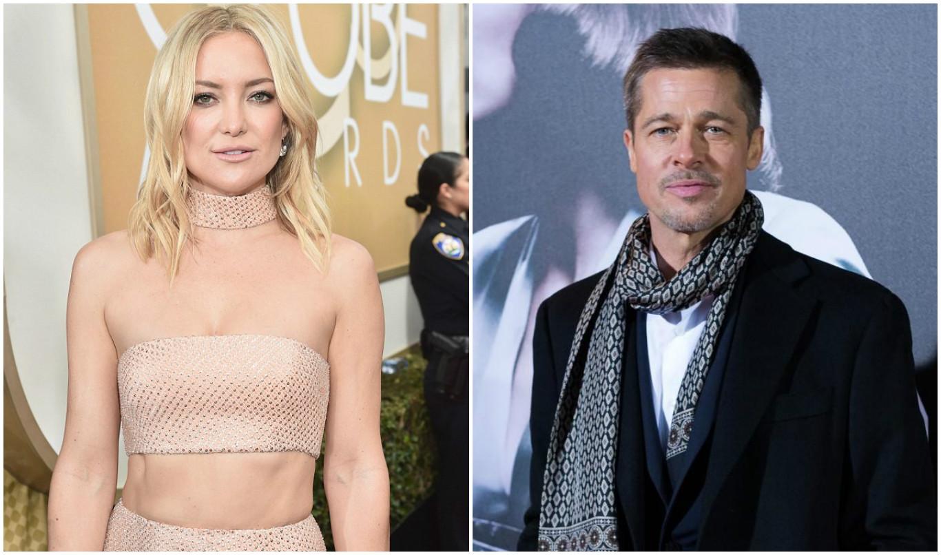 Brad Pitt si Kate Hudson formeaza un cuplu. Mama actritei a confirmat informatia