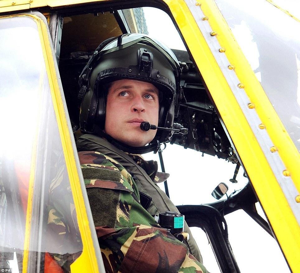 Prințul William va fi pilot de ambulanță aeriană