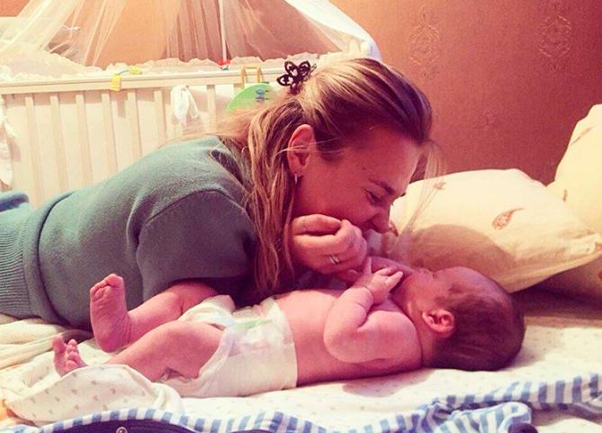 Недавно родившая Пелагея уже мечтает о втором ребенке