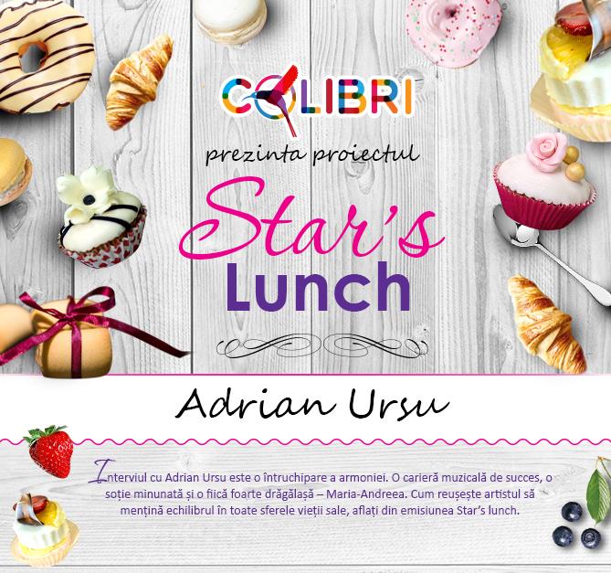 Stars’s lunch: Adrian Ursu