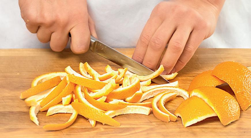 Coji de portocale confiate