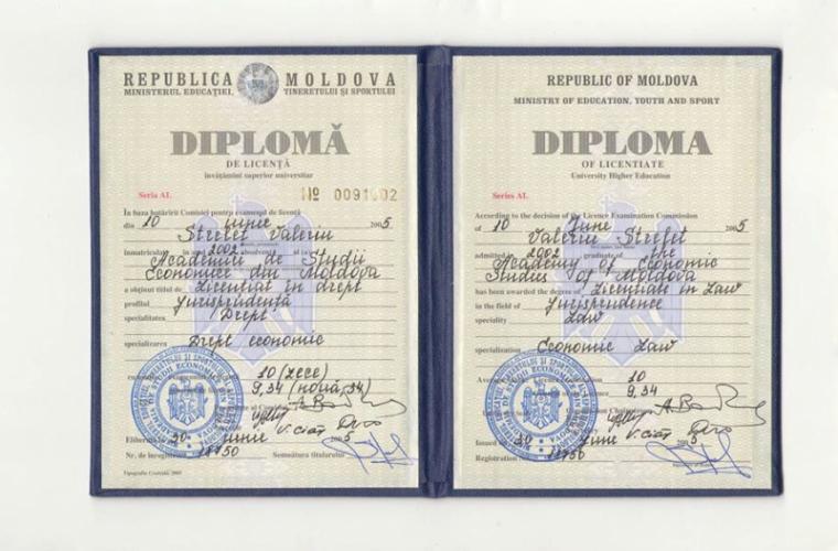 Diplomele de studii din Moldova vor fi recunoscute în Spania