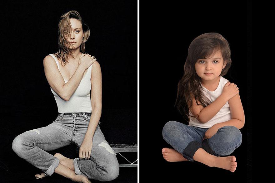 O fetiță de trei ani a reinterpretat look-urile lui Emmy Utson, Adelle și Drew Barrymore pentru a-și ajuta bunica