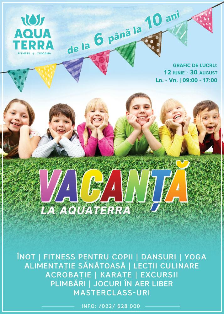 Tabăra de vară la Aquaterra Fitness Ciocana