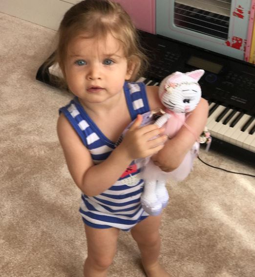 Ксения Бородина впервые показала лицо младшей дочери