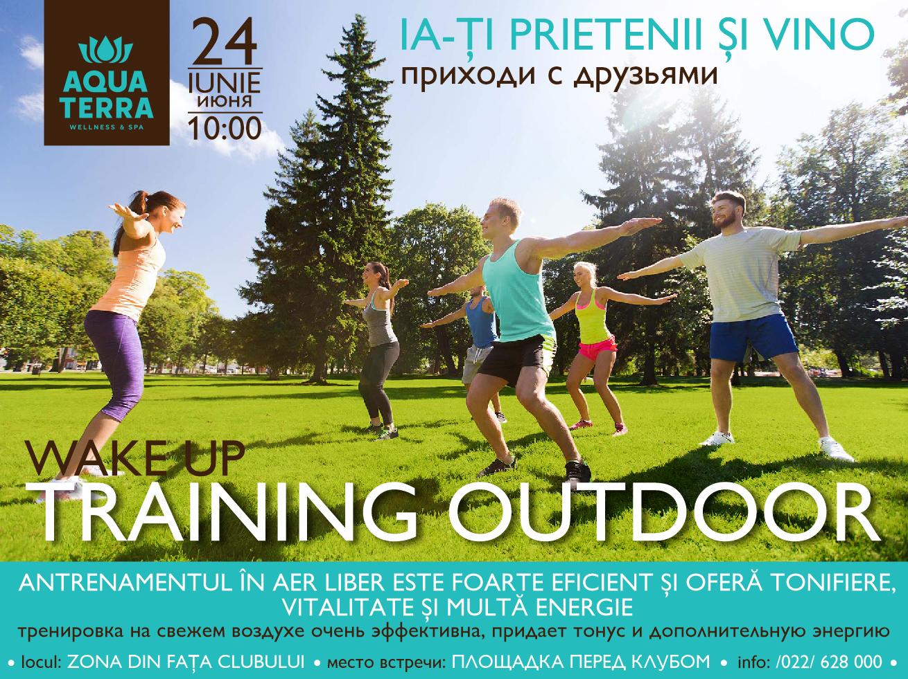 Wake up Training Outdoor в Aquaterra Wellness & SPA