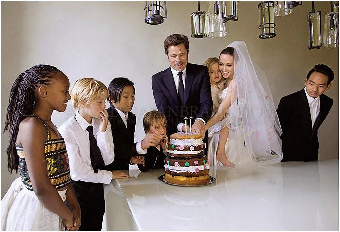 Опубликованы новые фото со свадьбы Анджелины Джоли и Брэда Питта