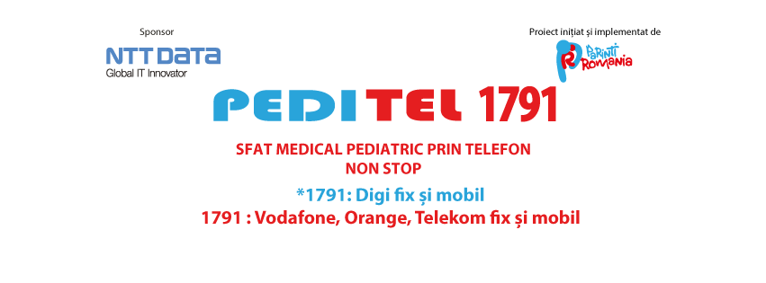 PEDITEL – un nou serviciu de consultații pediatrice telefonice, disponibil oriunde în lume