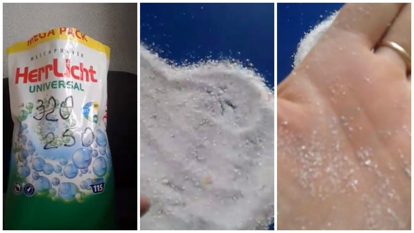 A cumpărat detergent, dar în pachet a găsit sare! Surpriza tristă o unei locuitoare din Hâncești