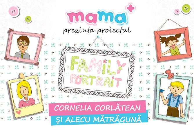 Family Portrait: Cornelia Corlătean și Alecu Mătrăgună