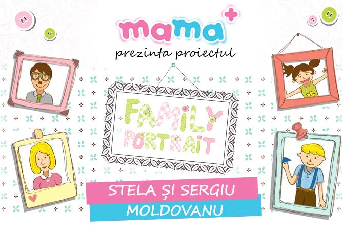 Family Portrait: Stela și Sergiu Moldovanu