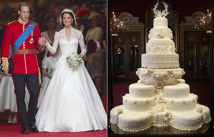 Prinţul William şi Kate scot la licitaţie o felie de tort de la nuntă
