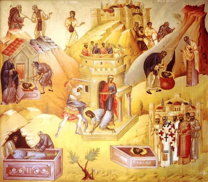 Astăzi creștinii ortodocşi de stil vechi sărbătoresc Tăierea Capului Sfîntului Ioan Botezătorul