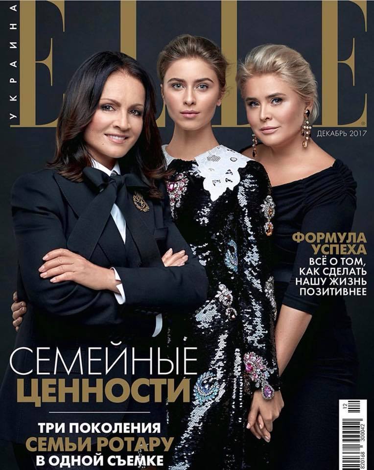 Trei generații: Sofia Rotaru a pozat pentru o revistă din Ucraina alături de nora și nepoata sa