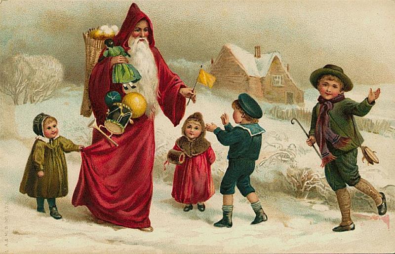 Ночью Святой Николай принесёт подарки послушным детям