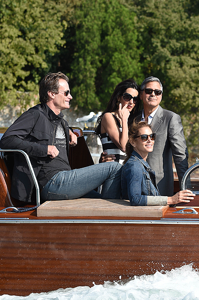 Свадьба в Венеции: первые гости Джорджа Клуни и Амаль Аламуддин