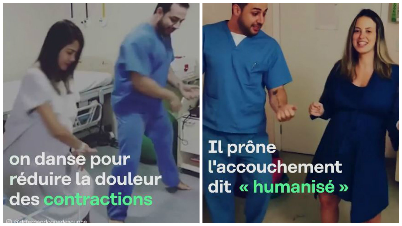 Un medic obstretician dansează cu gravidele pentru a le scăpa de durerile travaliului