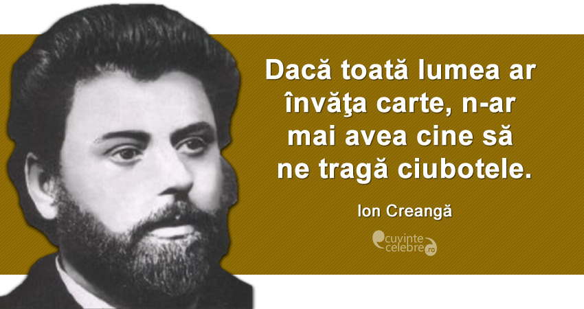 Și Ion Creangă, scriitorul de suflet al copiilor, s-a născut pe 1 martie