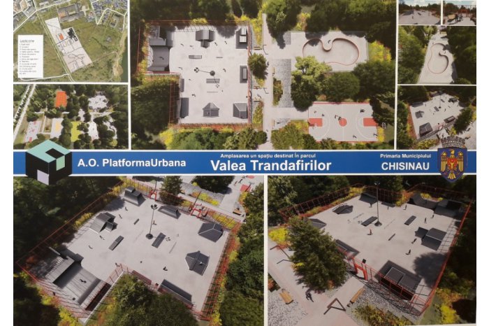 Un Skatepark va fi construit în parcul Valea Trandafirilor din capitală