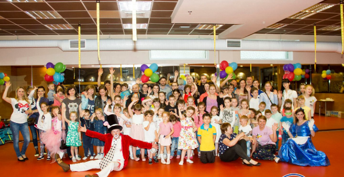 Petrecere pentru copii în cel mai bun club de fitness din Chișinău (FOTO)