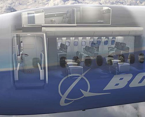 Cameră secretă în avioanele de pasageri Boeing