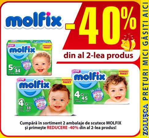 Ofertă specială de la Molfix! Cumpără scutece la PREȚ PROMO